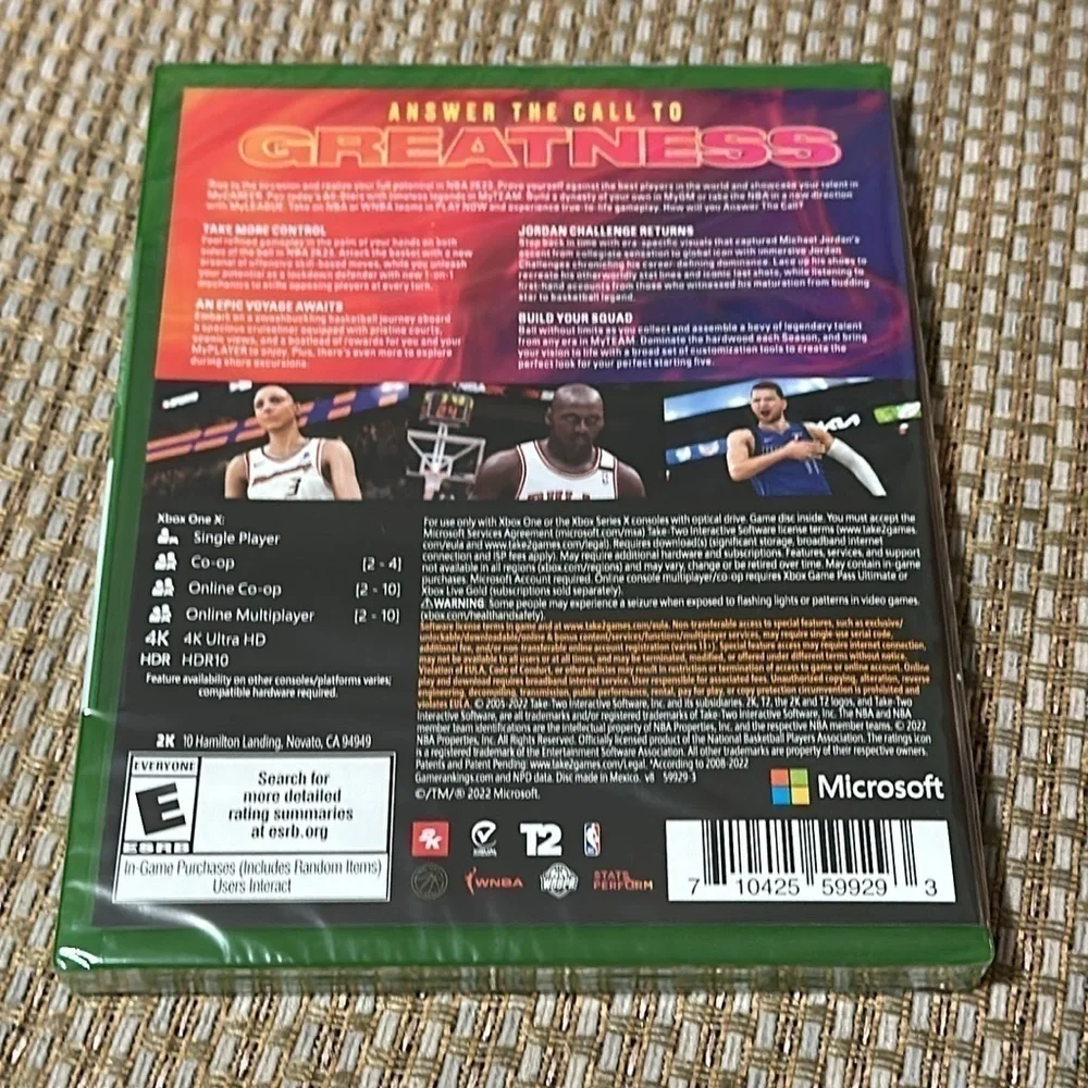 NBA2K23 XBOX One Unopened Sealed in Package